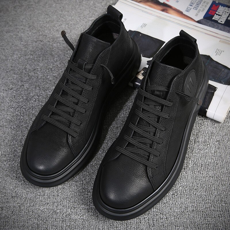 Sepatu-Pria-Kasual-Lembut-Baru-Sepatu-Sneakers-Kasual-Pria-Hitam-Sejuk-Datar-Modis-BF-02-5